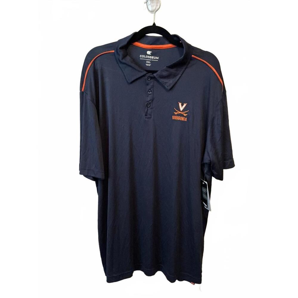 Colosseum Men's Virginia Cavaliers Blue Set In Polo